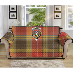 Buchanan Old Set Weathered Tartan Crest Sofa Protector