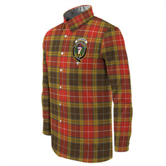 Buchanan Old Set Weathered Tartan Long Sleeve Button Shirt