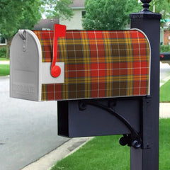 Buchanan Old Set Weathered Tartan Crest Mailbox