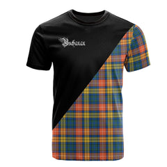 Buchanan Ancient Tartan - Military T-Shirt