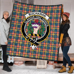 Buchanan Ancient Tartan Crest Quilt