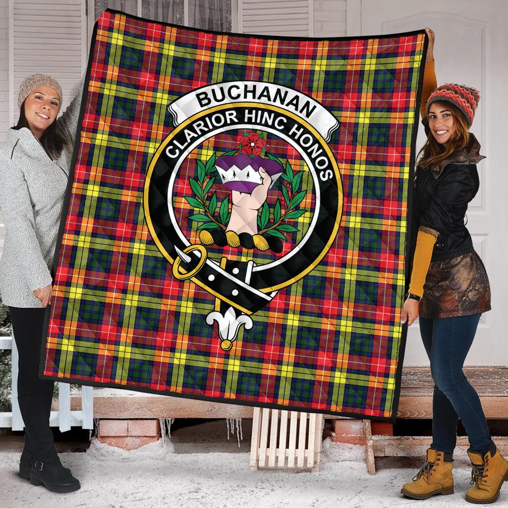 Buchanan Modern Tartan Crest Quilt