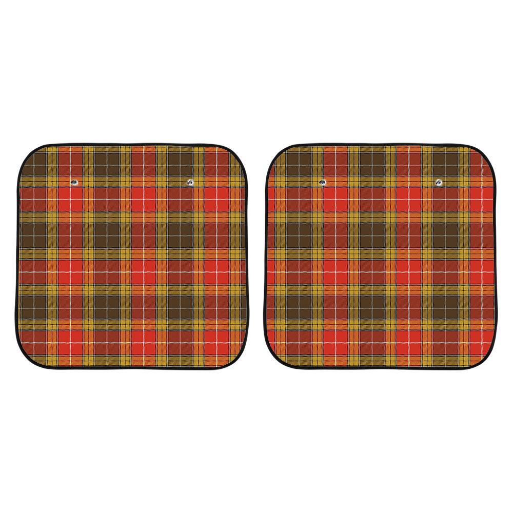 Buchanan Old Set Weathered Tartan Car Sun Shade - 2 Pieces