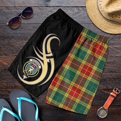 Buchanan Old Sett Tartan Crest Men's Short PM8