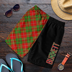 Burnett Ancient Tartan Crest Men's Short - Cross Style