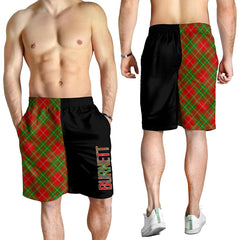 Burnett Ancient Tartan Crest Men's Short - Cross Style