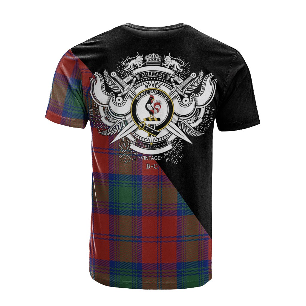 Byres Tartan - Military T-Shirt