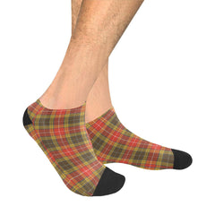 Buchanan Old Set Weathered Tartan Ankle Socks