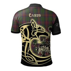 Cairns Tartan Polo Shirt Viking Wolf