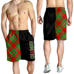 Callander Modern Tartan Crest Men's Short - Cross Style