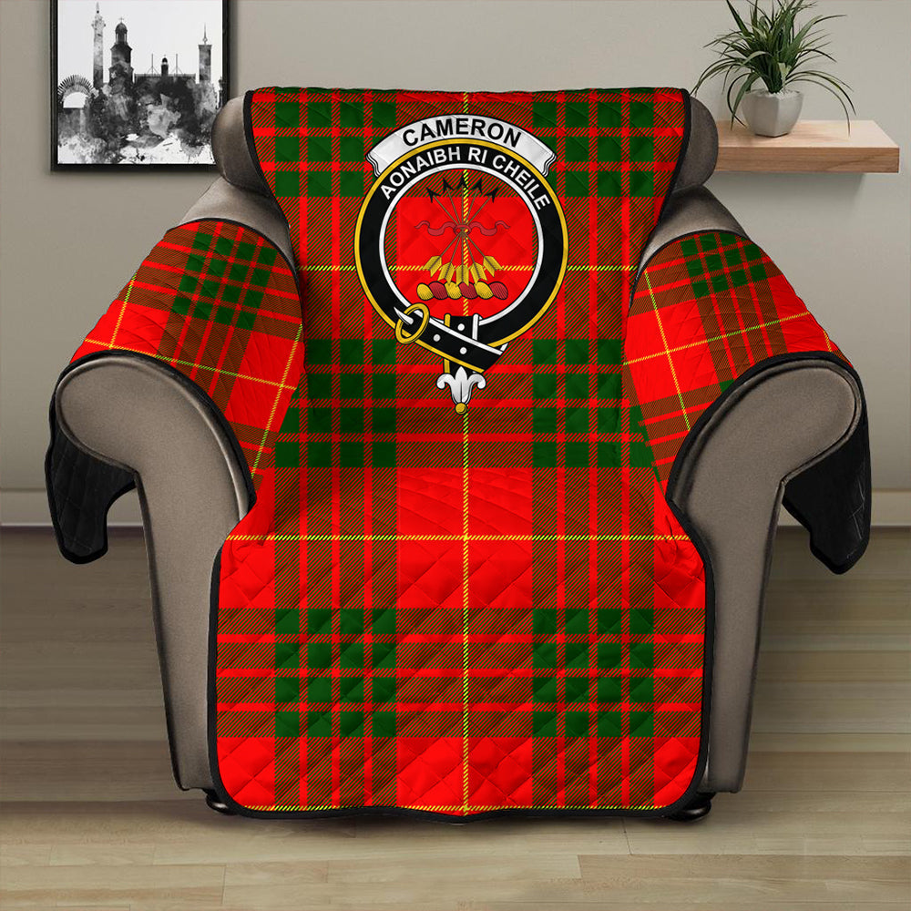 Cameron Modern Tartan Crest Sofa Protector