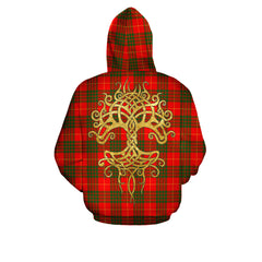 Cameron Modern Tartan Hoodie - Tree Of Life