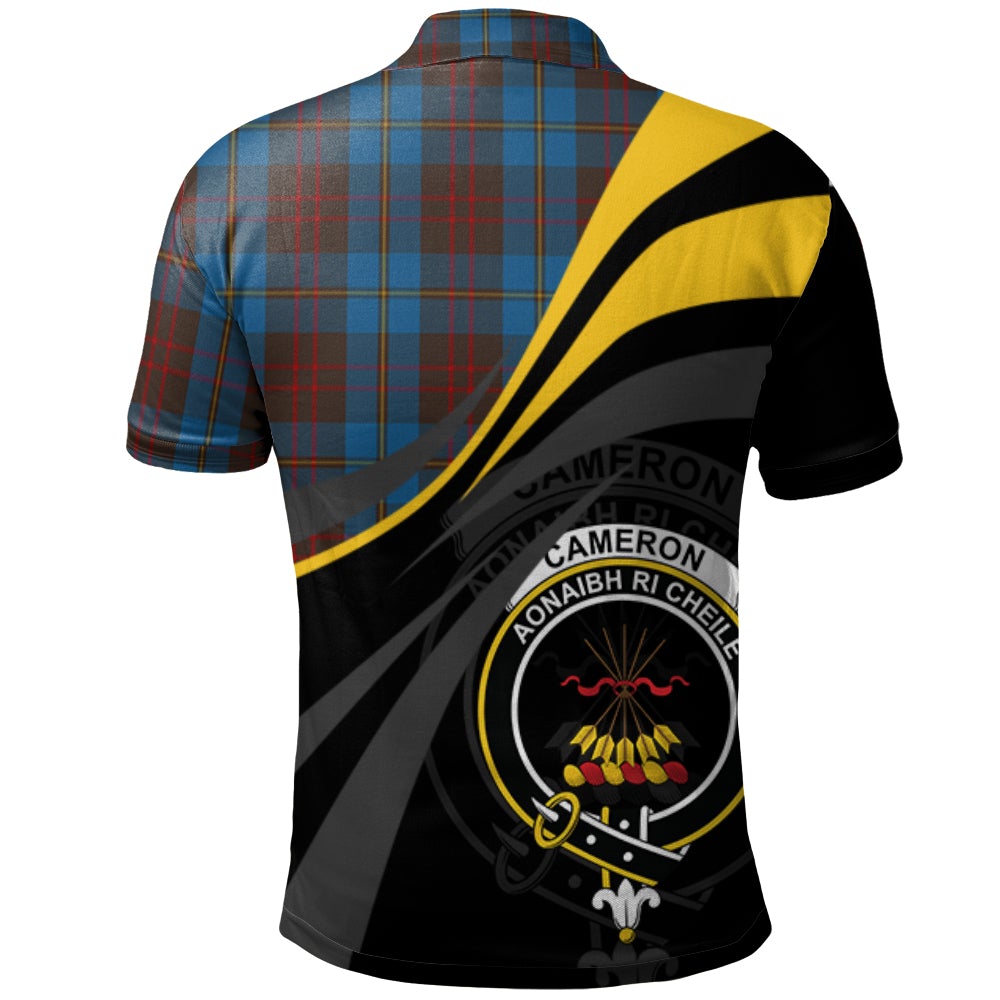 Cameron Hunting Tartan Polo Shirt - Royal Coat Of Arms Style