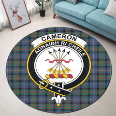Cameron of Erracht Ancient Tartan Crest Round Rug