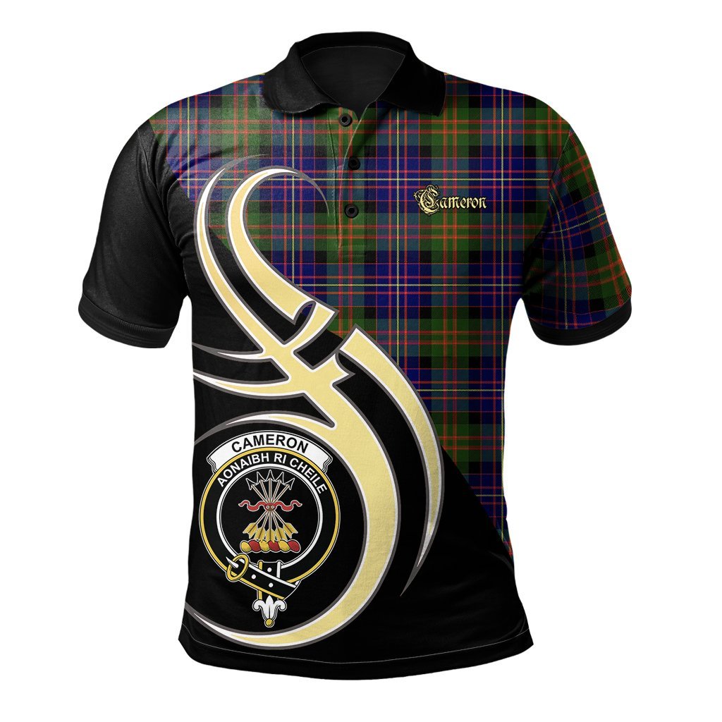 Cameron of Erracht Modern Tartan Polo Shirt - Believe In Me Style