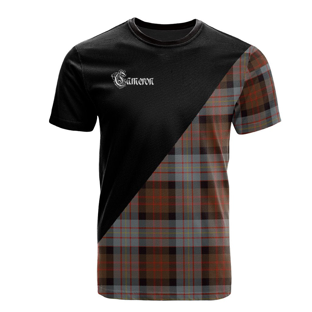 Cameron of Erracht Weathered Tartan - Military T-Shirt