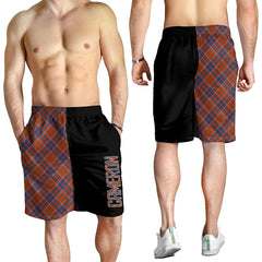 Cameron of Lochiel Ancient Tartan Crest Men's Short - Cross Style