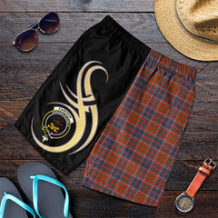 Cameron of Lochiel Ancient Tartan Crest Men's Short PM8