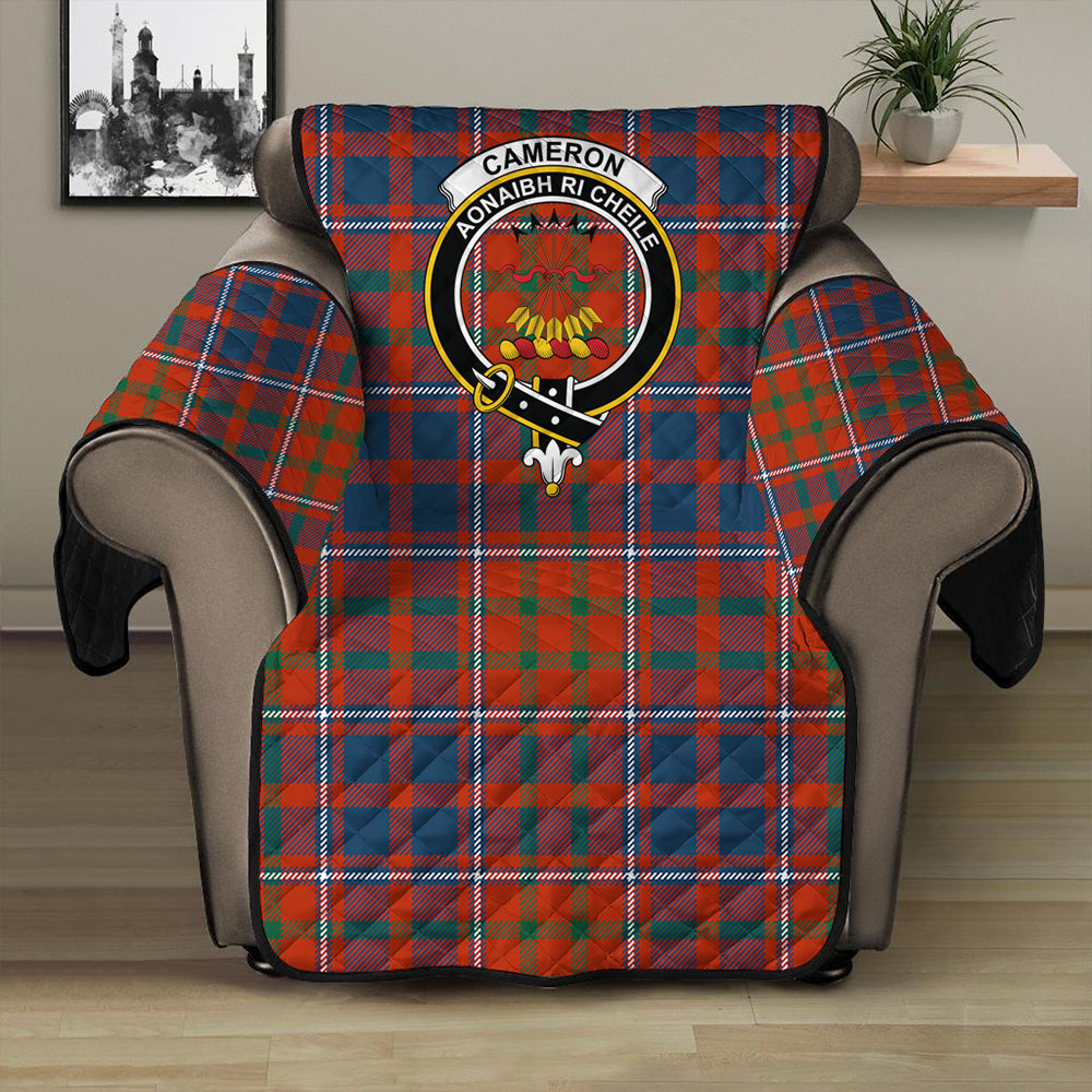Cameron of Lochiel Ancient Tartan Crest Sofa Protector