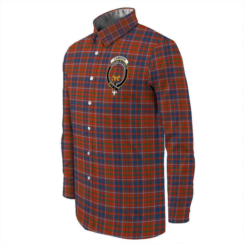 Cameron of Lochiel Ancient Tartan Long Sleeve Button Shirt