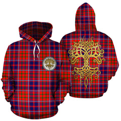 Cameron of Lochiel Modern Tartan Hoodie - Tree Of Life