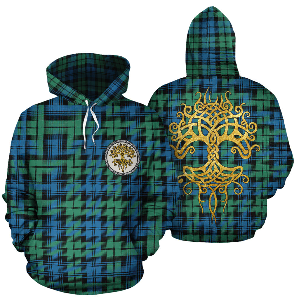 Campbell Ancient Tartan Hoodie - Tree Of Life