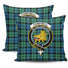 Scottish Campbell Ancient 01 Tartan Crest Pillow Cover - Tartan Cushion Cover