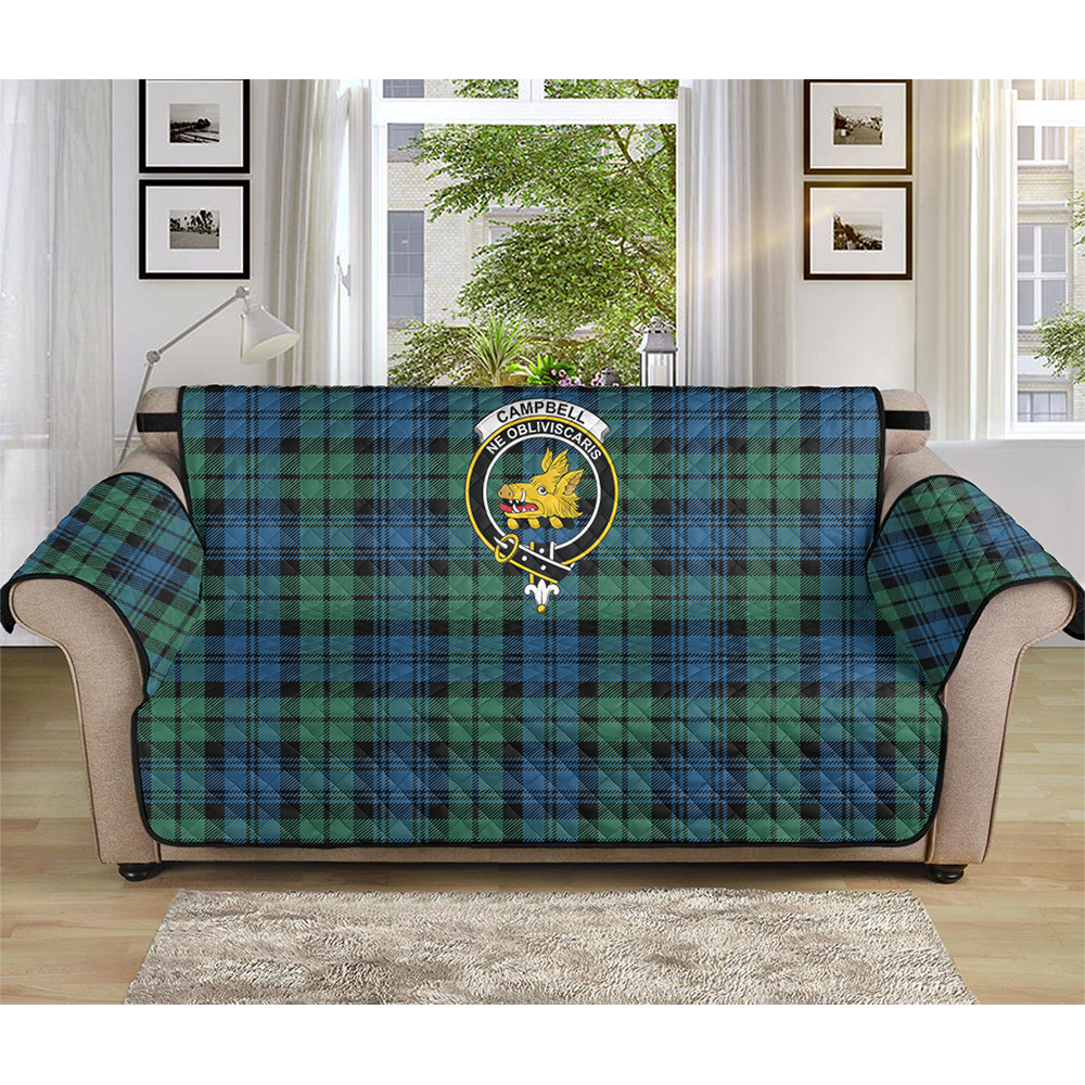 Campbell Ancient 02 Tartan Crest Sofa Protector