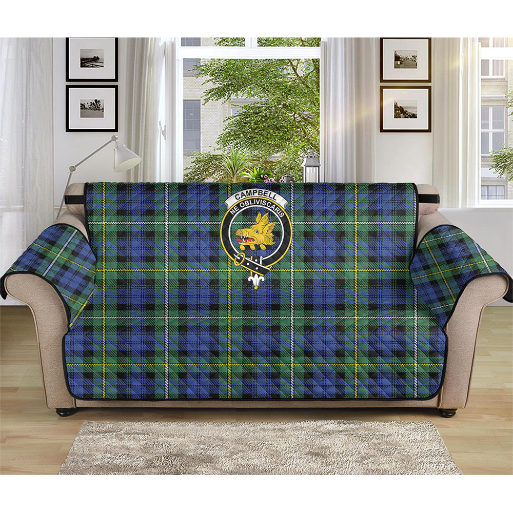 Campbell Argyll Ancient Tartan Crest Sofa Protector