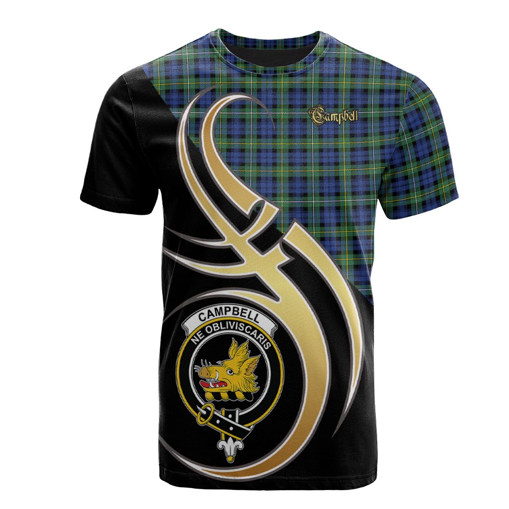 Campbell Argyll Ancient Tartan T-shirt - Believe In Me Style