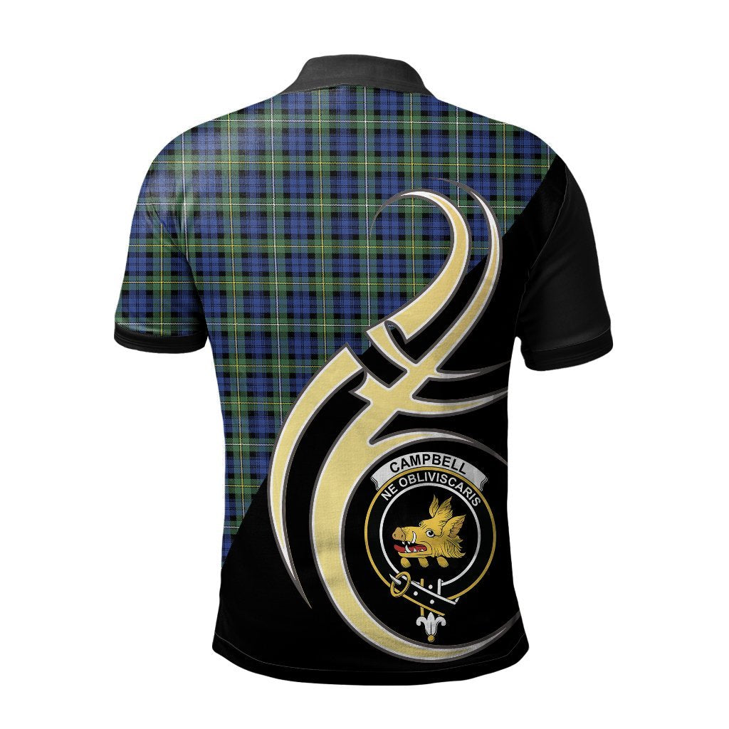 Campbell Argyll Ancient Tartan Polo Shirt - Believe In Me Style