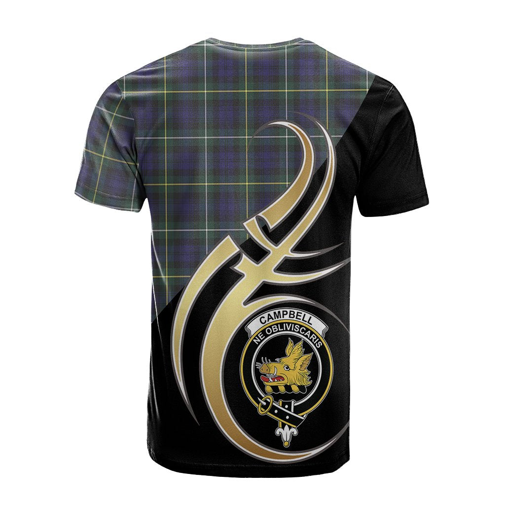 Campbell Argyll Modern Tartan T-shirt - Believe In Me Style