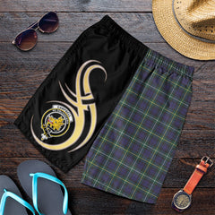Campbell Argyll Modern Tartan Crest Men's Short PM8