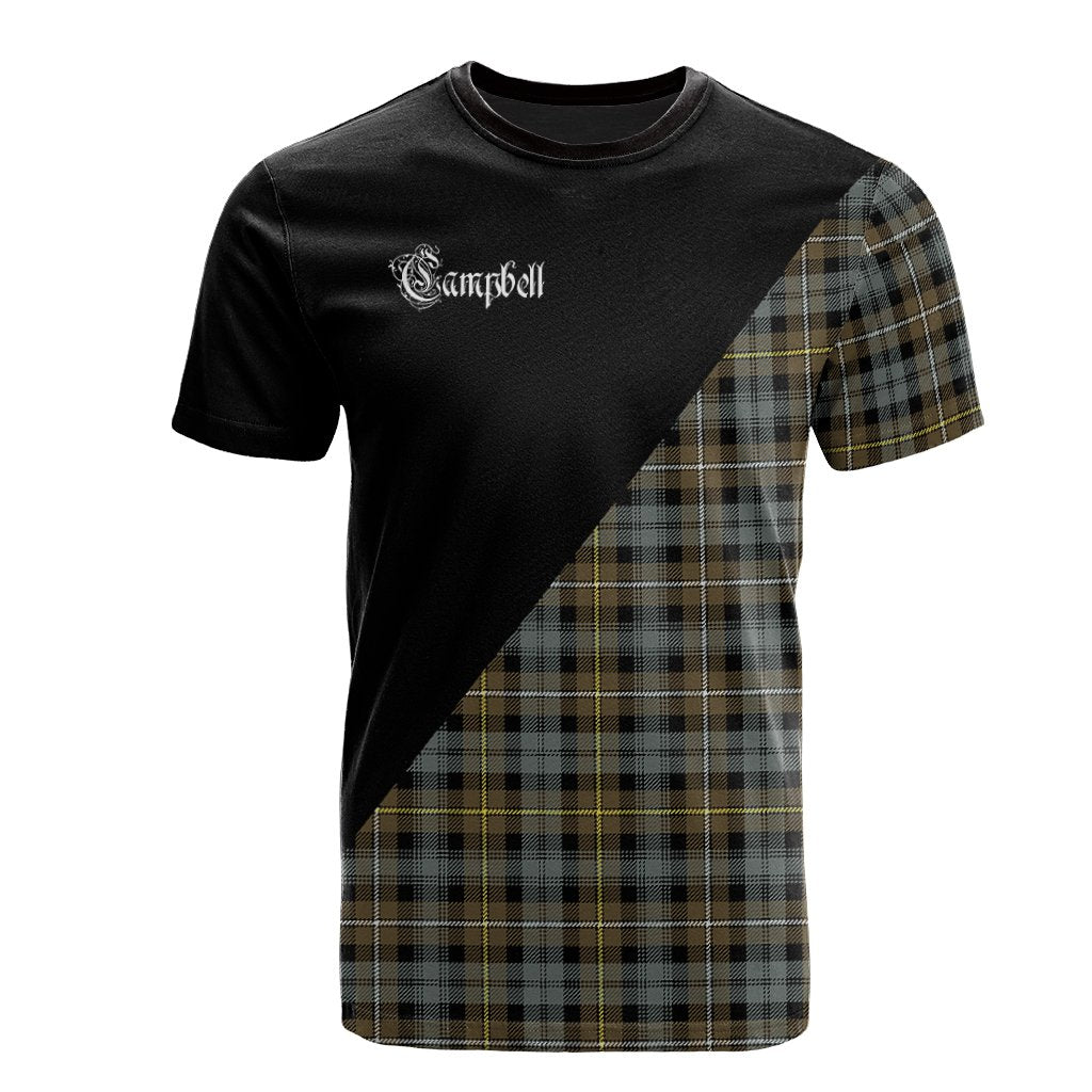 Campbell Argyll Weathered Tartan - Military T-Shirt