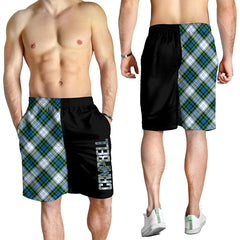 Campbell Dress Tartan Crest Men's Short - Cross Style