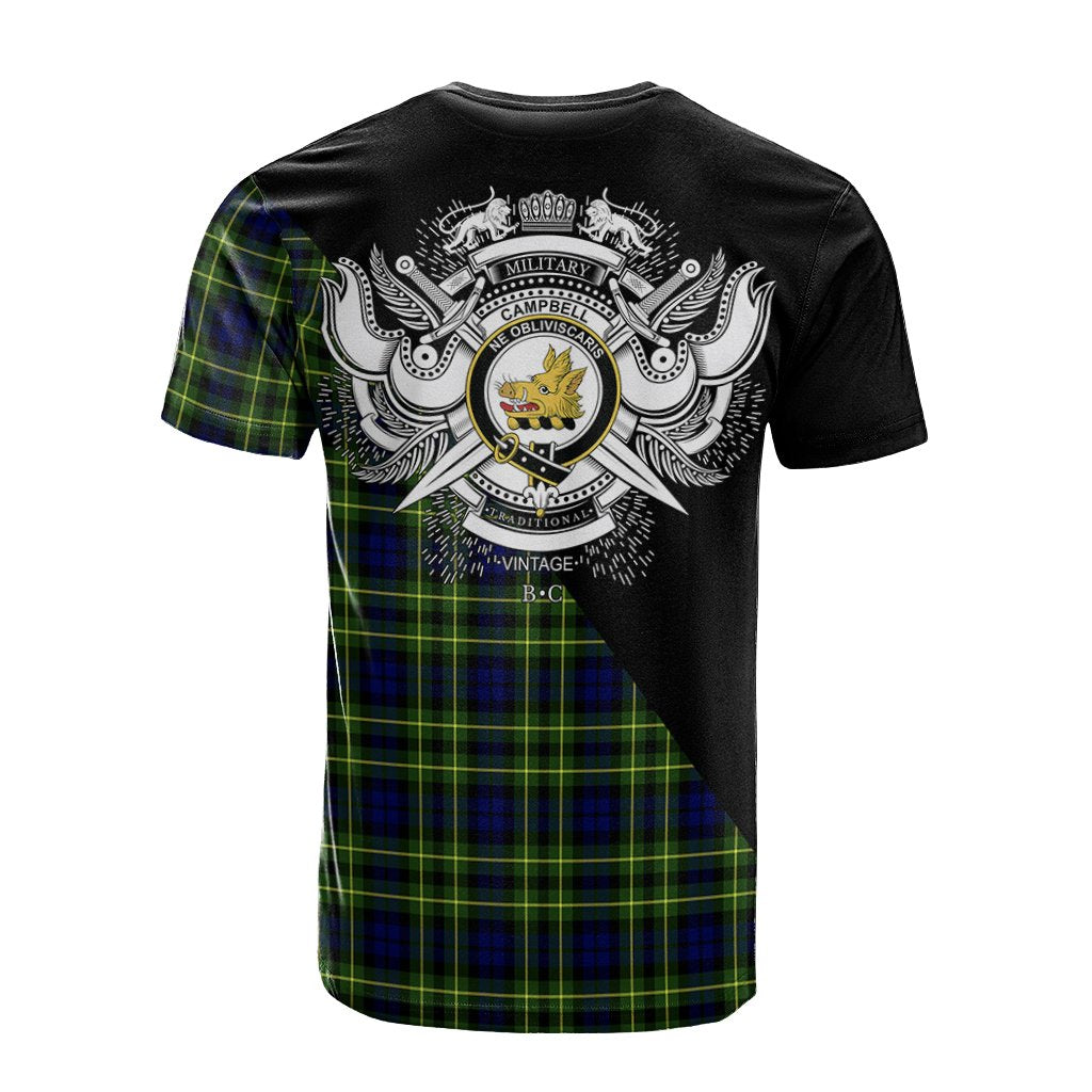 Campbell of Breadalbane Modern Tartan - Military T-Shirt