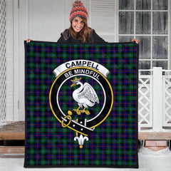 Campbell of Cawdor Modern Tartan Crest Quilt