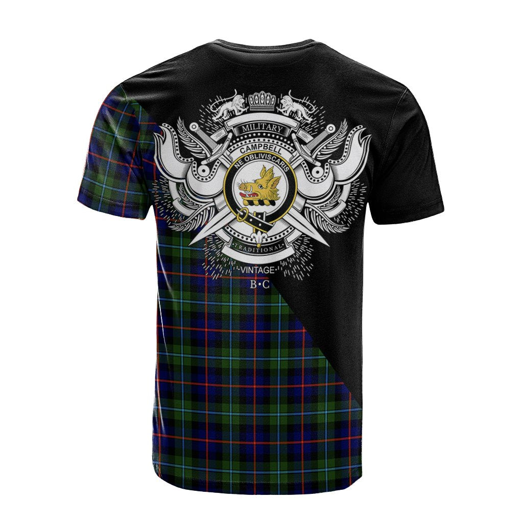 Campbell of Cawdor Modern Tartan - Military T-Shirt