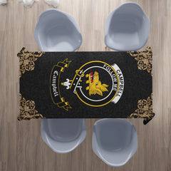 Campbell (of Breadalbane) Crest Tablecloth - Black Style