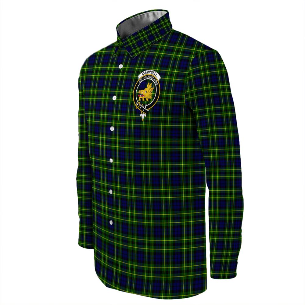 Campbell of Breadalbane Modern Tartan Long Sleeve Button Shirt