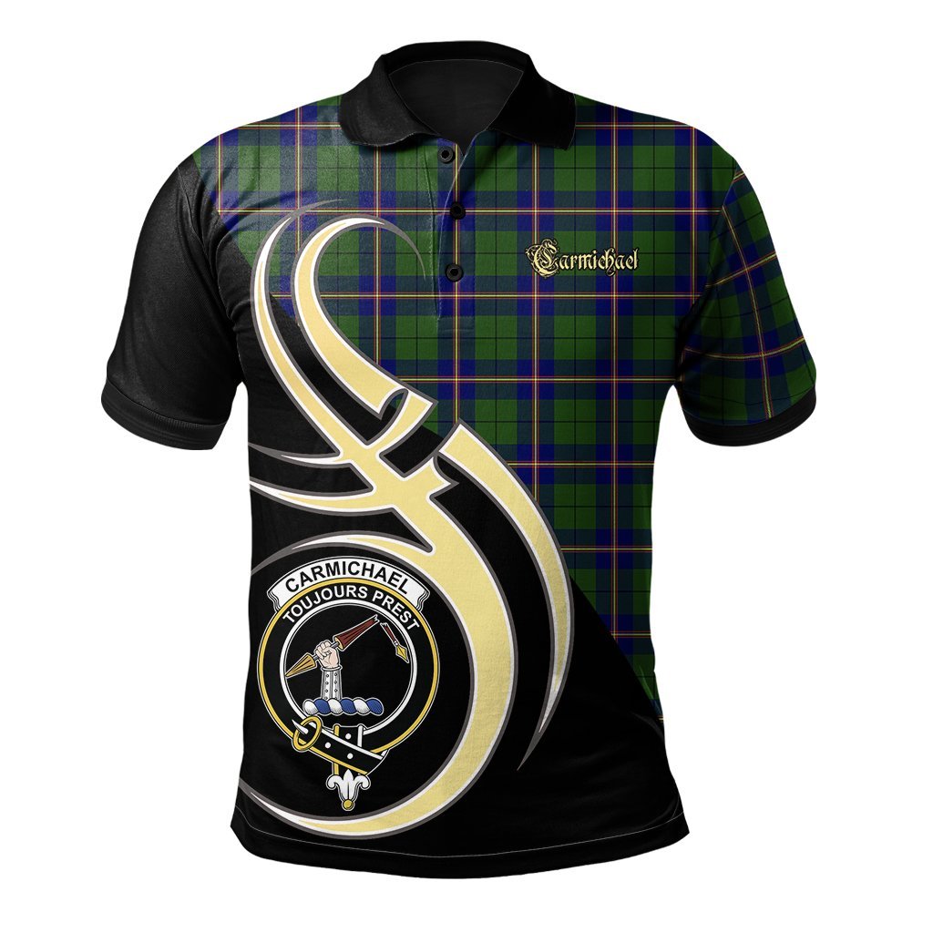 Carmichael Modern Tartan Polo Shirt - Believe In Me Style