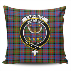 Scottish Carnegie Ancient Tartan Crest Pillow Cover - Tartan Cushion Cover