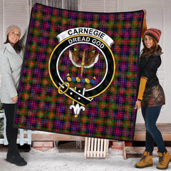 Carnegie Modern Tartan Crest Quilt