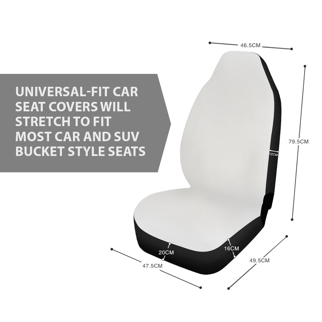 Aiton Tartan Crest Circle Style Car Seat Cover