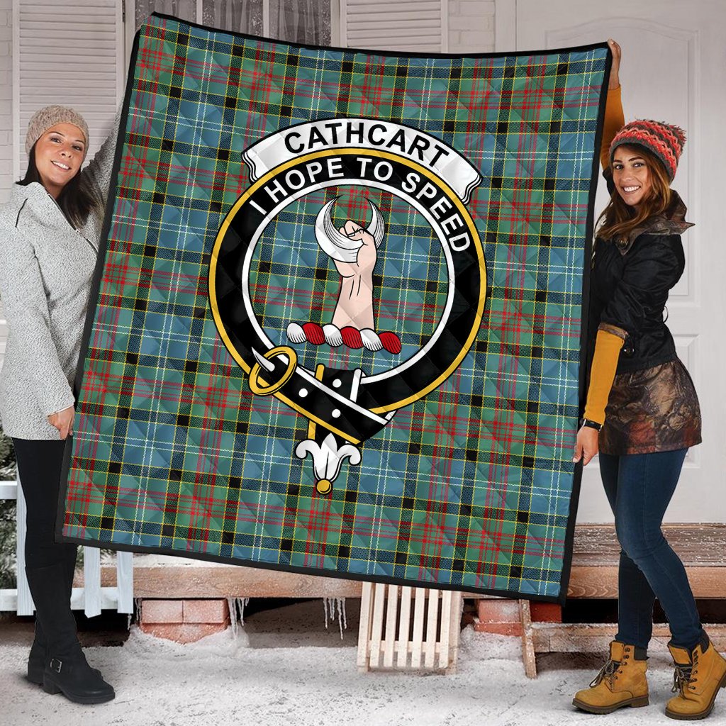 Cathcart Tartan Crest Quilt