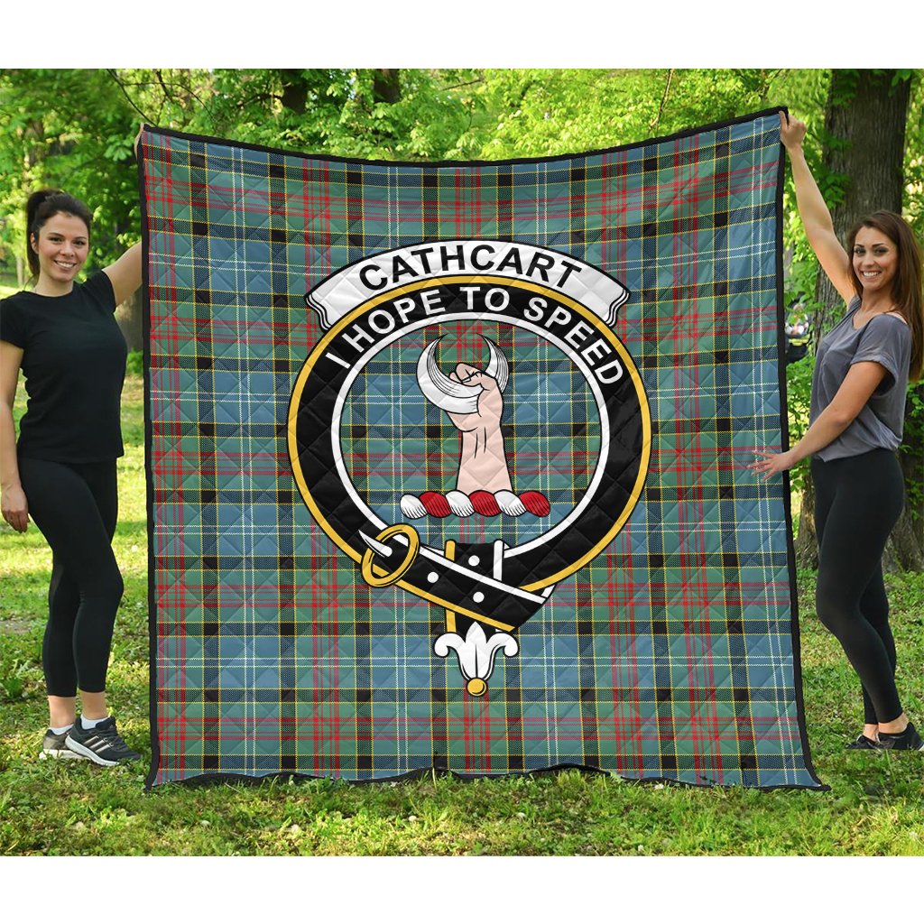 Cathcart Tartan Crest Quilt