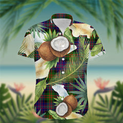 Chalmers Tartan Hawaiian Shirt Hibiscus, Coconut, Parrot, Pineapple - Tropical Garden Shirt