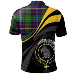 Chalmers Modern Tartan Polo Shirt - Royal Coat Of Arms Style