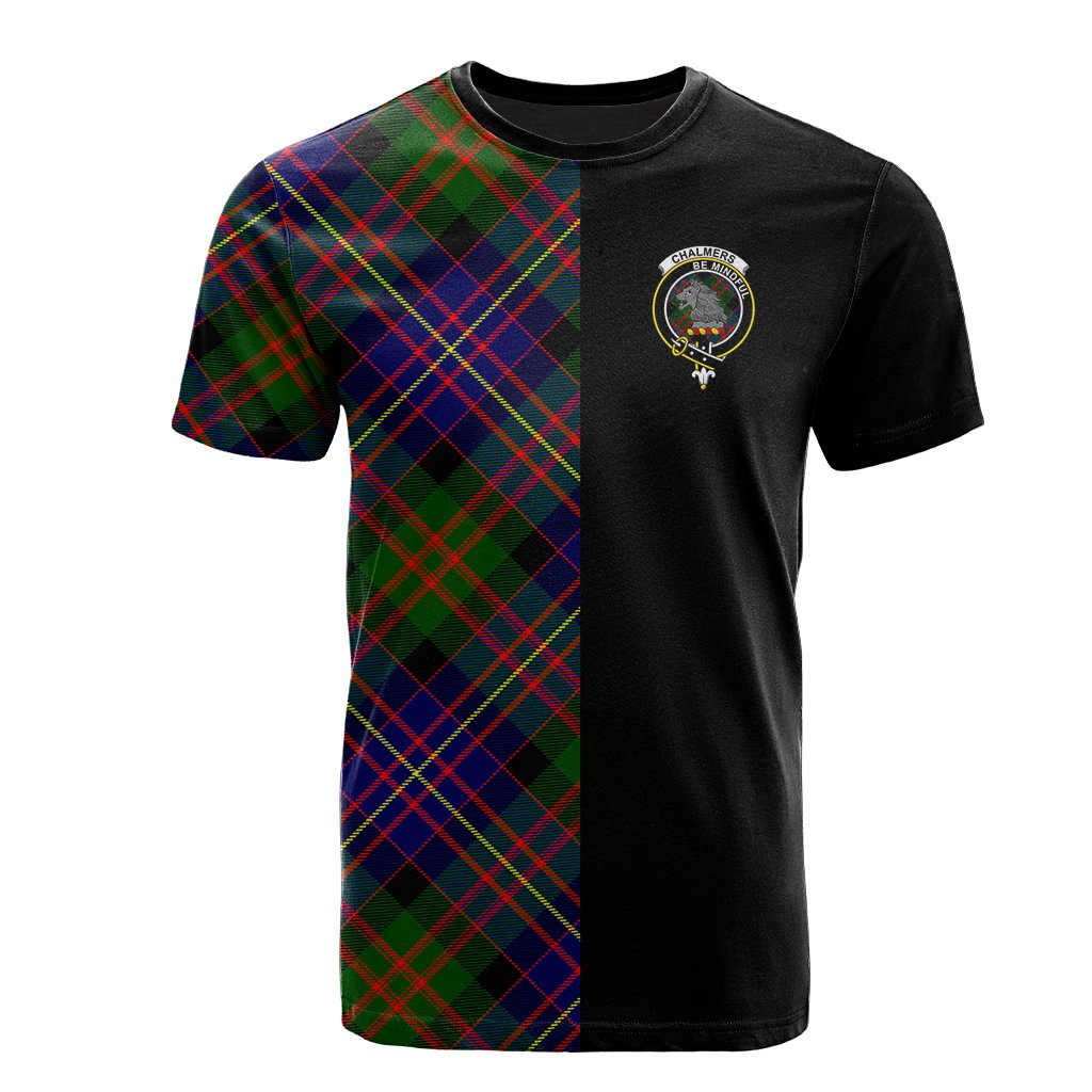 Chalmers Modern Tartan T-Shirt Half of Me - Cross Style