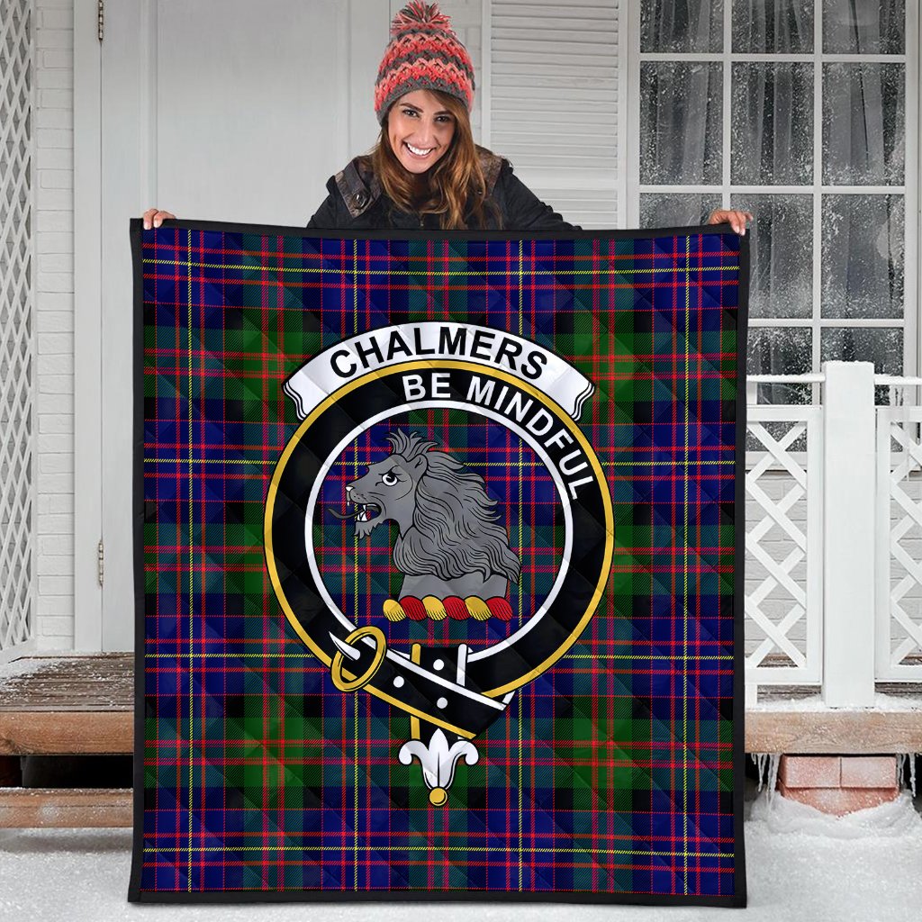 Chalmers Modern Tartan Crest Quilt